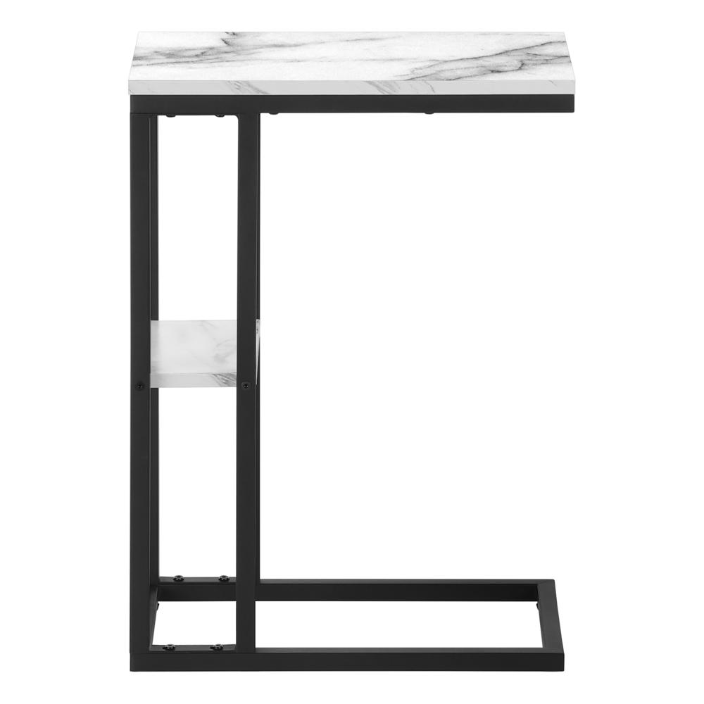 Mirna - Accent Table C-shaped End Side Snack Living Room Bedroom White