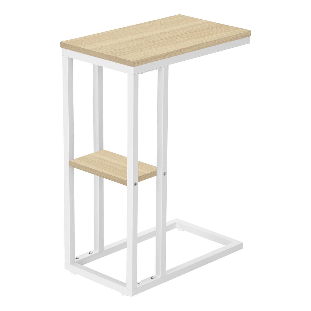 Rikke - Accent Table C-shaped End Side Snack Living Room Bedroom Natural