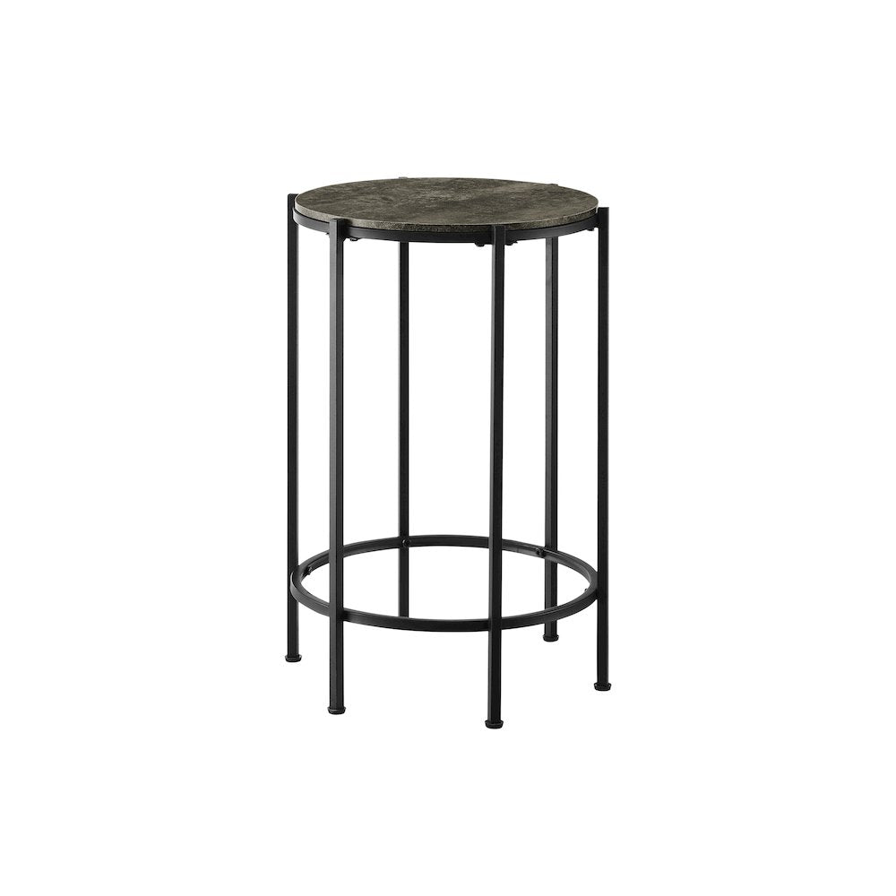 Marine - Accent Table End Round Side Table Small Lamp Living Room