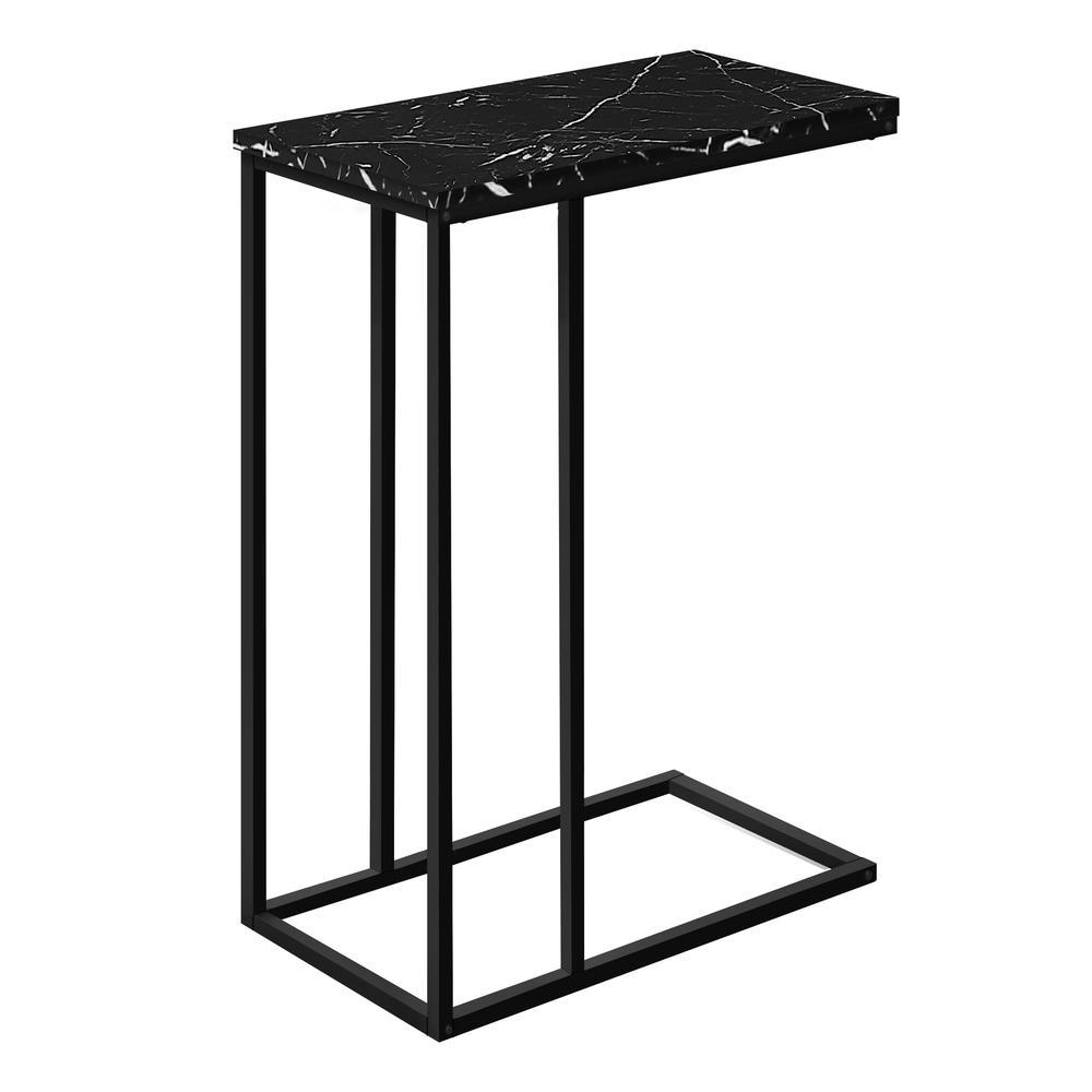 Lafoy - Accent Table C-shaped End Side Snack Living Room Bedroom Black