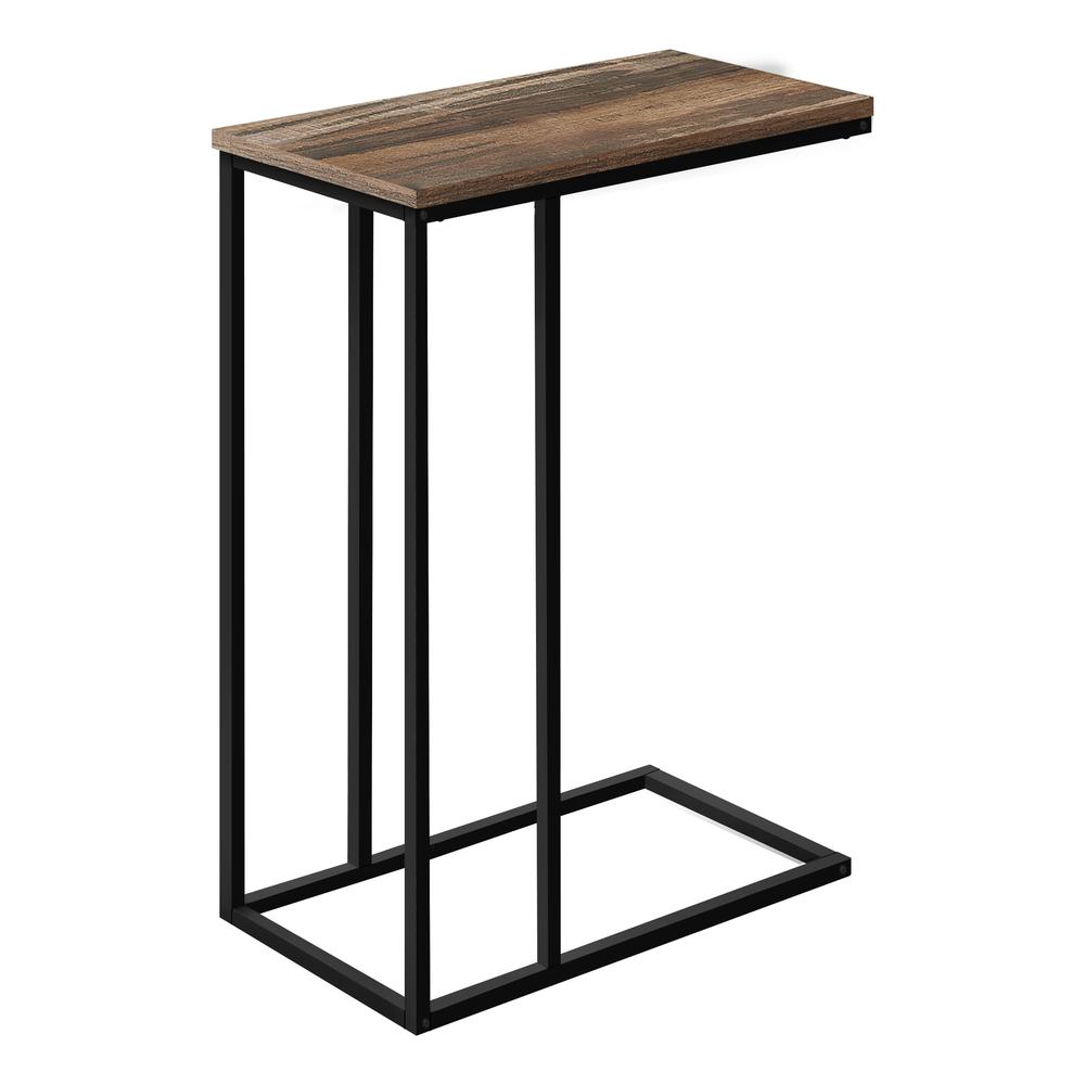 Carville - Accent Table C-shaped End Side Snack Living Room Bedroom Brown