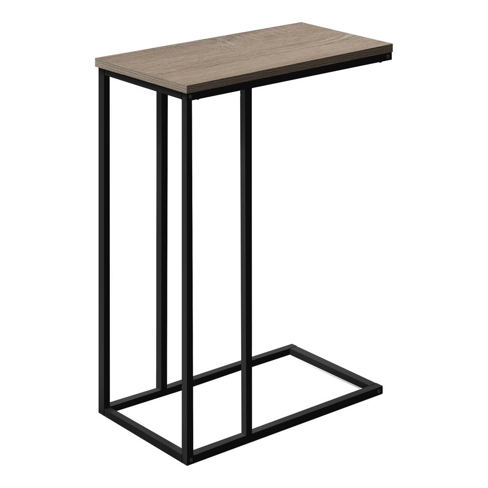 Avara - Accent Table C-shaped End Side Snack Living Room Bedroom Brown