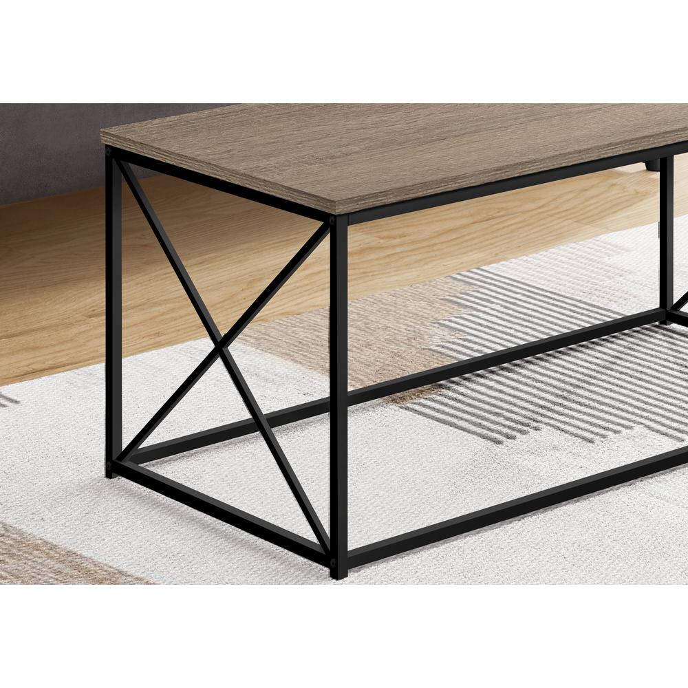 Fera - Coffee Table Accent Cocktail Rectangular Living Room 40"L Brown Laminate