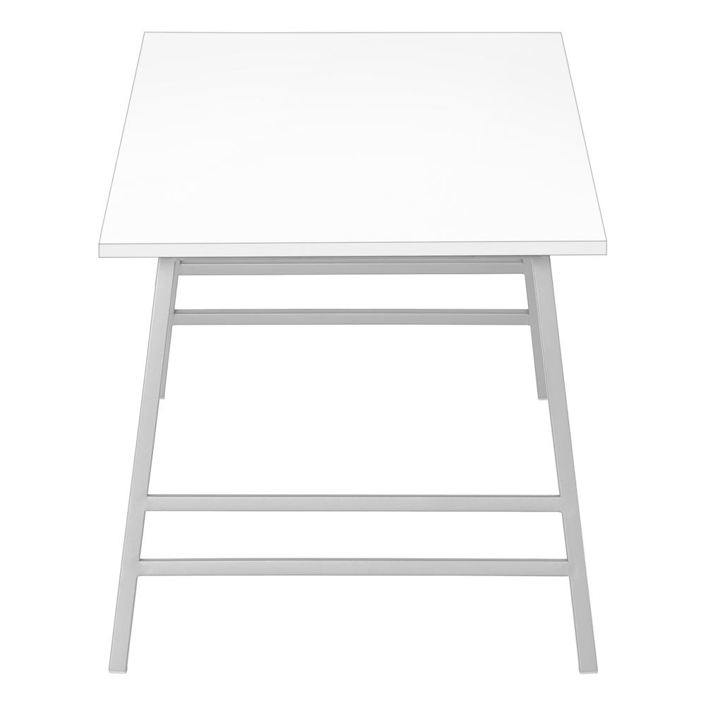 Bisset - Coffee Table Accent Cocktail Rectangular Living Room 40"L White Laminate