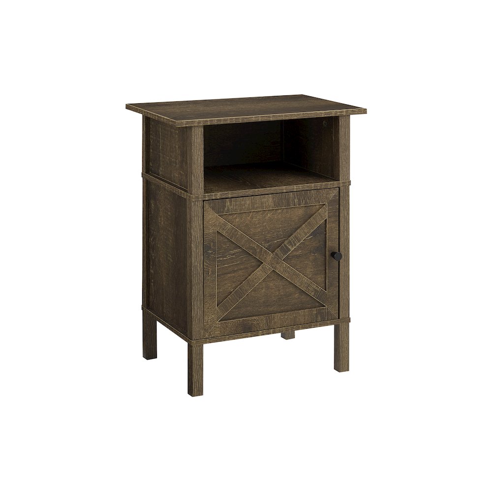 Alona - Accent Table Side Table End Living Room Small Storage Dark