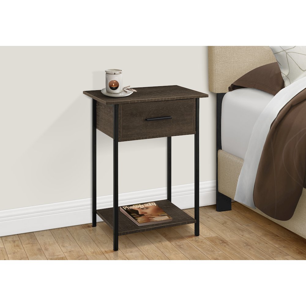 Seren - Accent Table 2 Tier End Lamp Living Room Side Table