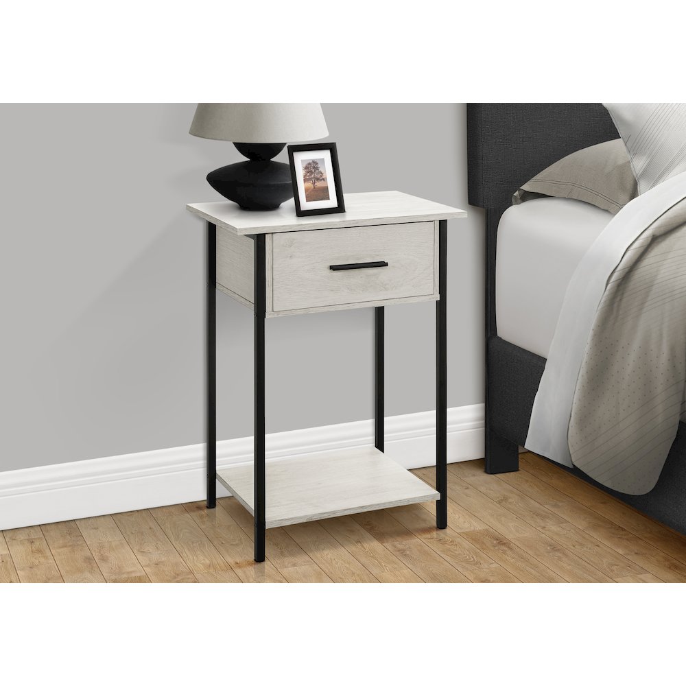 Mailene - Accent Table 2 Tier End Lamp Living Room Side Table