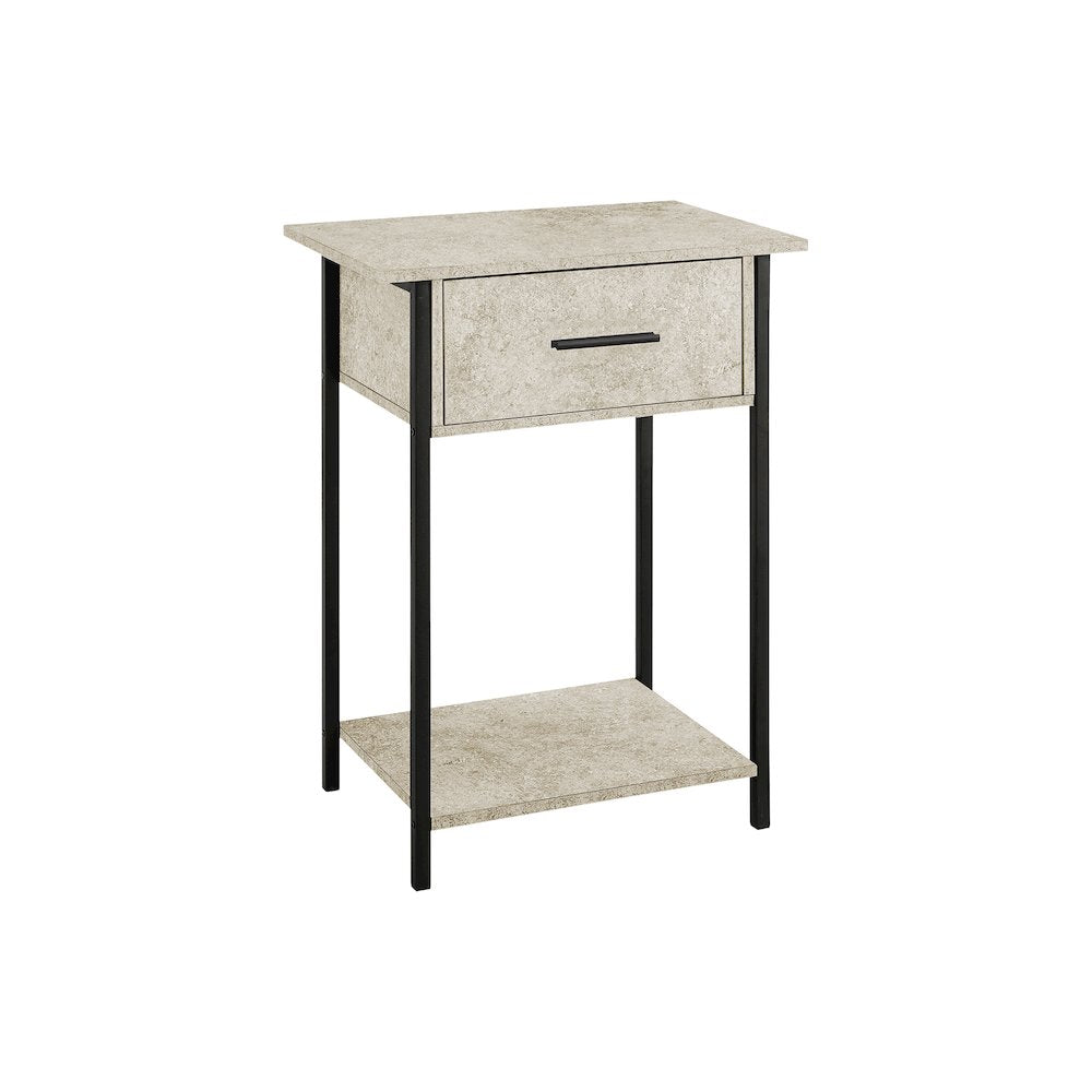 Sarine - Accent Table 2 Tier End Lamp Living Room Side Table