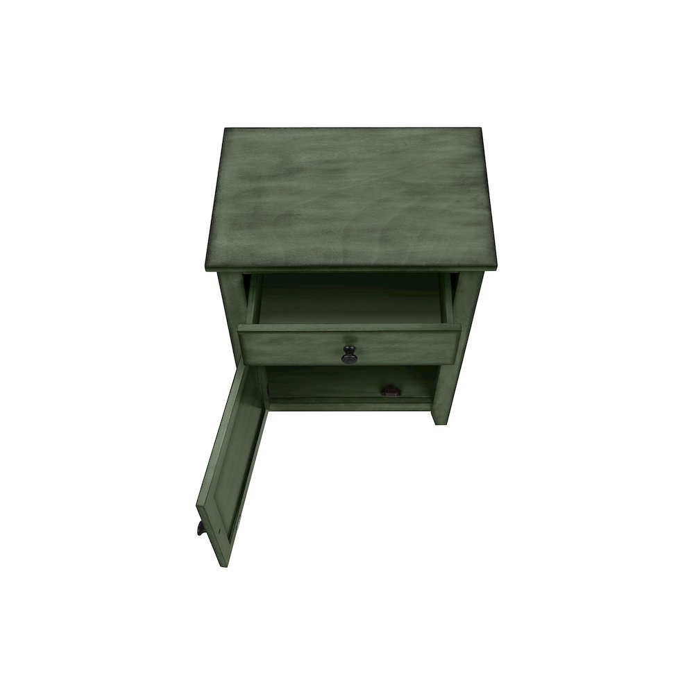 Seraphin - Accent Table Nightstand Storage Drawer End Side Table Bedroom Lamp