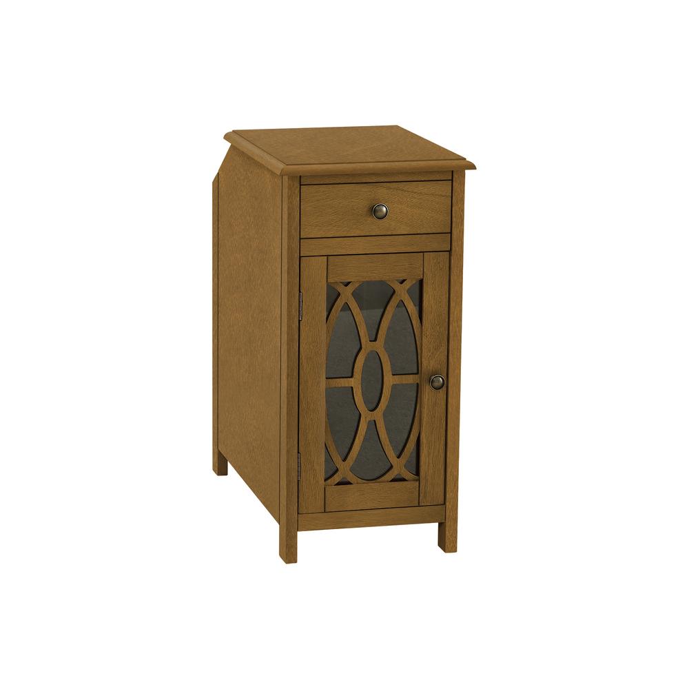 Darcie - Accent Table Side Table End Narrow Nightstand Bedroom Storage Drawer