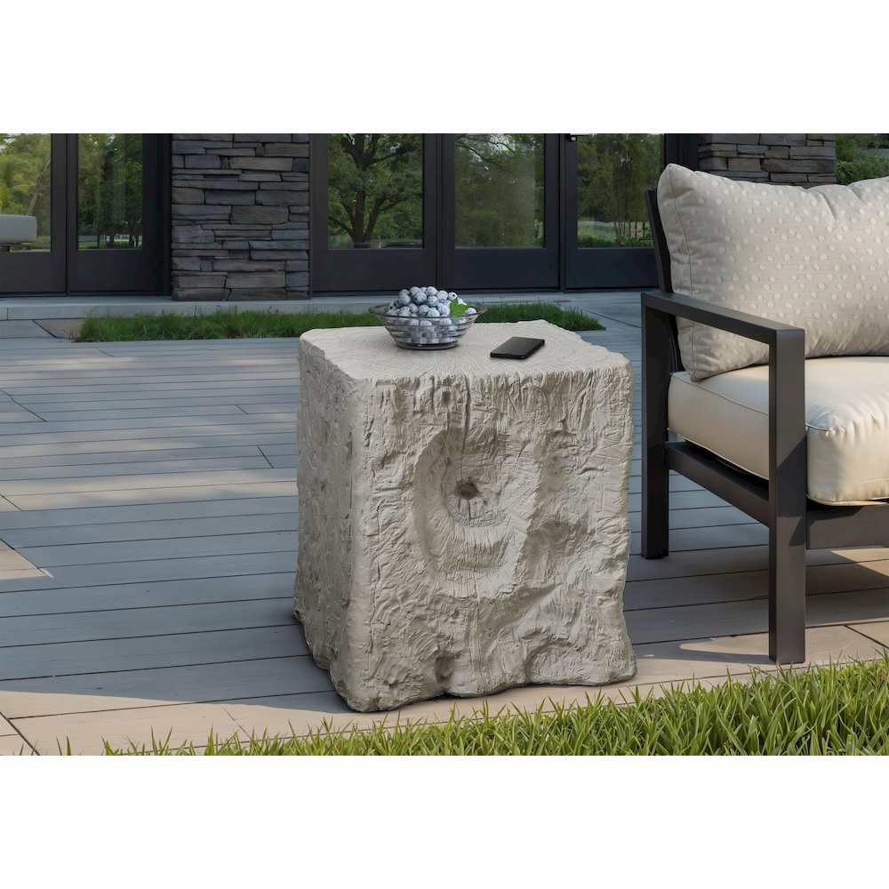 Audra - Accent Table 25"H Indoor Or Outdoor End Nightstand Side Table