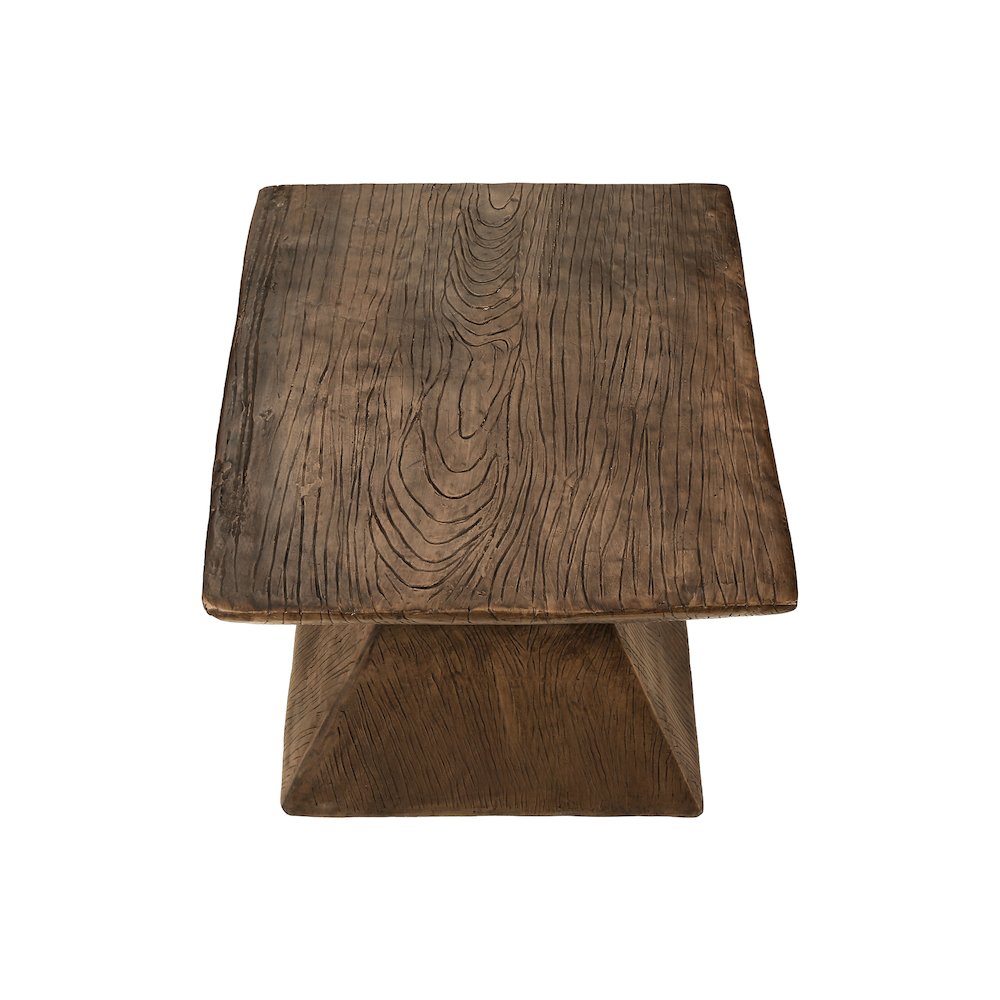 Lida - Accent Table 25"H Indoor Or Outdoor Side Table End Nightstand