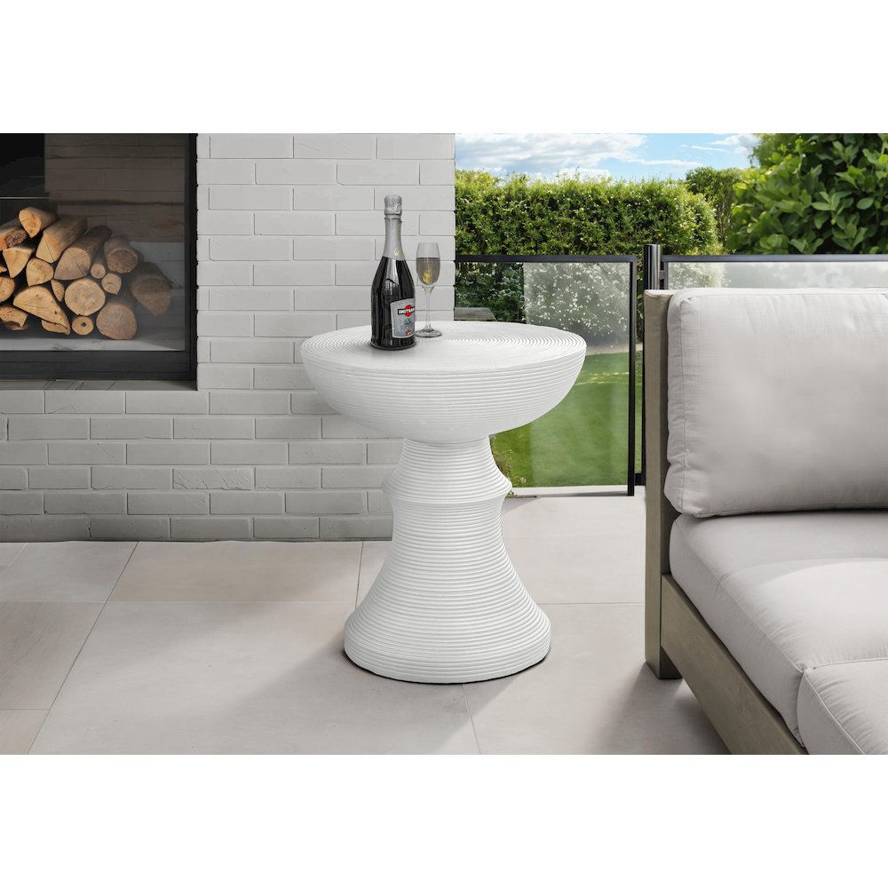 Celia - Accent Table 25"H Indoor Or Outdoor Side Table End Bedroom