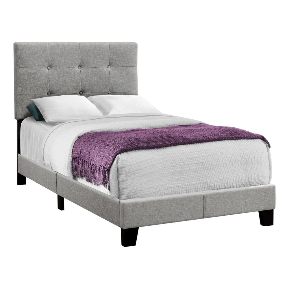Juvenile Collection Twin Upholstered Bed Frame – Contemporary Youth Bedroom Furniture