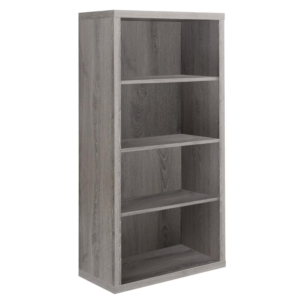 Jona - Bookshelf Bookcase Etagere 5 Tier 48"H Office Bedroom Brown Laminate