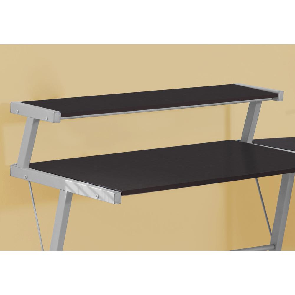 Samwell - Computer Desk Home Office Corner L Shape Work Laptop Brown
