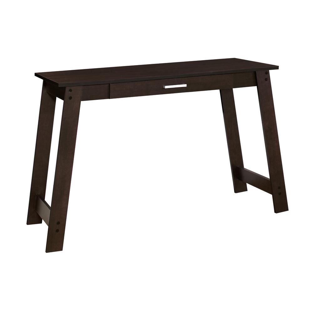 Gabriel - Computer Desk Home Office Laptop Storage Drawers Work Brown Laminate