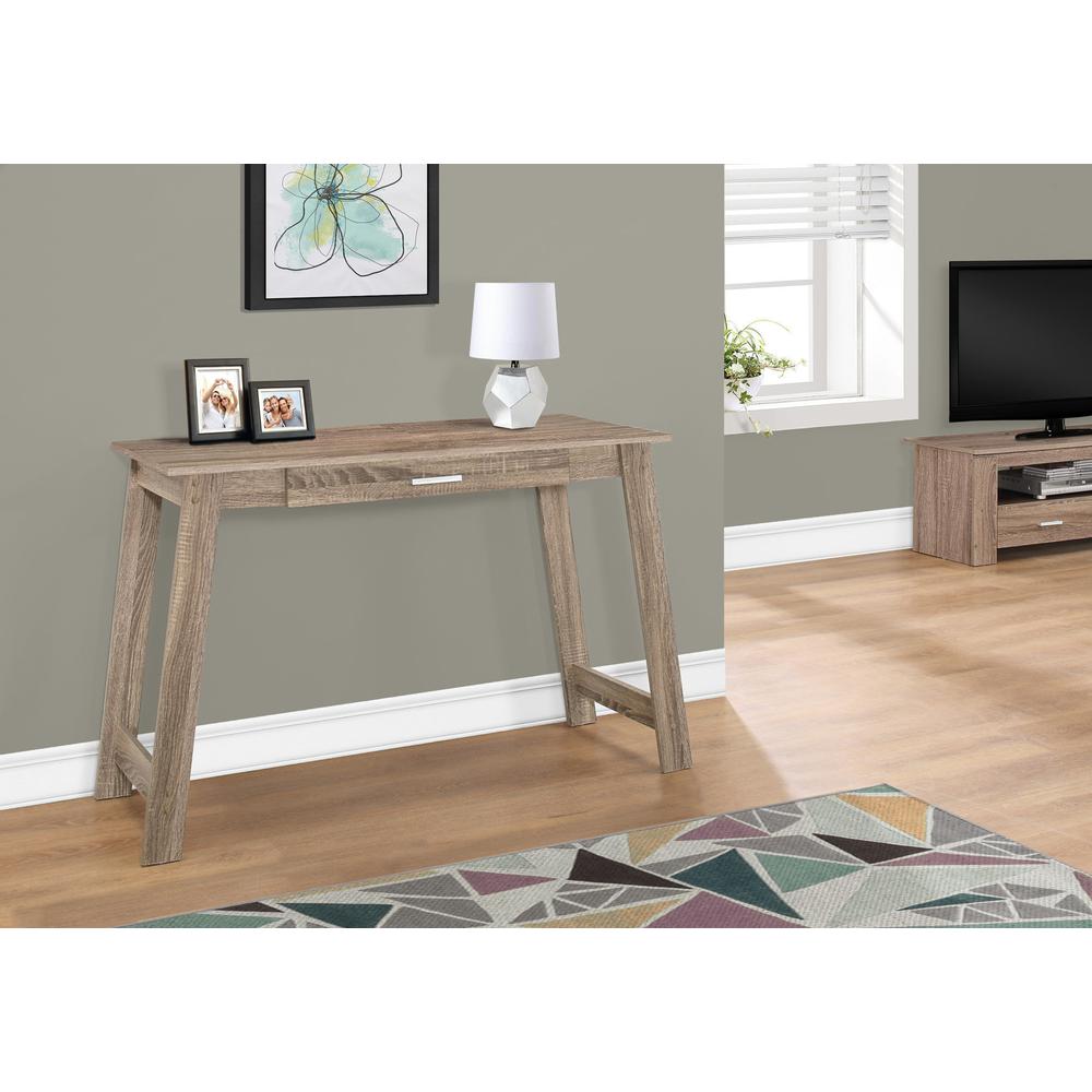 Jessie - Computer Desk Home Office Laptop Storage Drawers Work Brown Laminate