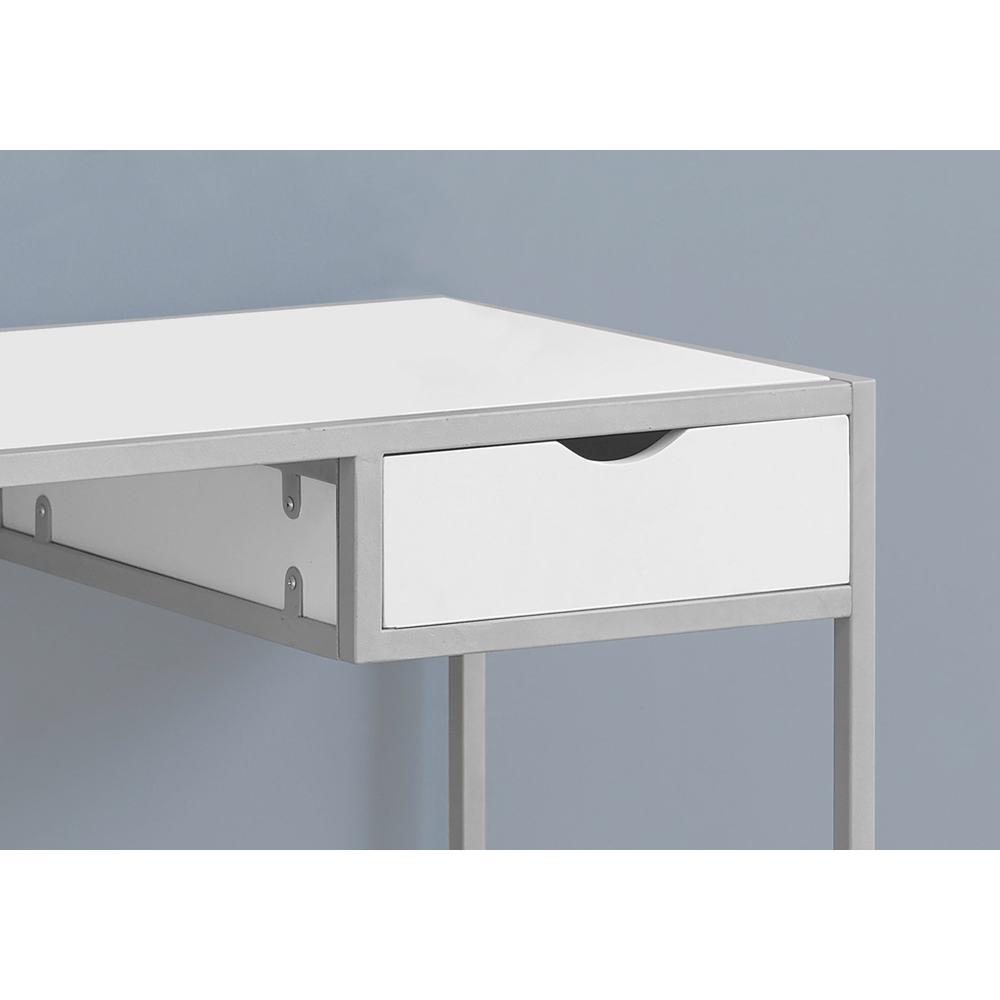 Terence - Computer Desk Home Office Laptop Storage Drawer 42"L Work White