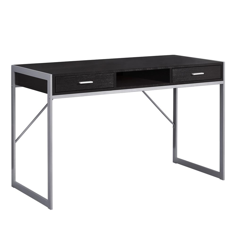 Valin - Computer Desk Home Office Laptop Storage Drawers 48"L Work Brown