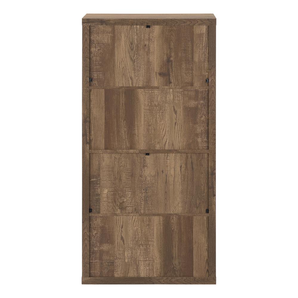Hazel - Bookshelf Bookcase Etagere 5 Tier 48"H Office Bedroom Brown Laminate