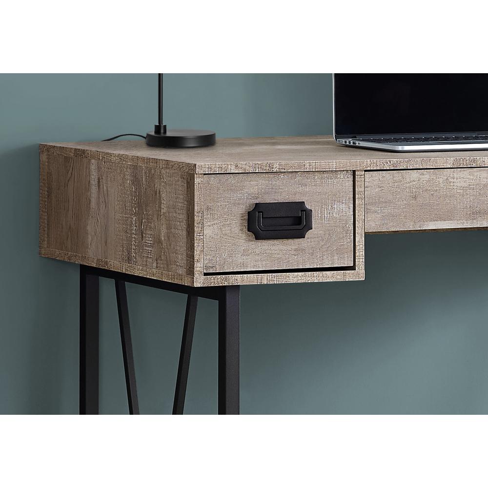 Shiro - Computer Desk Home Office Laptop Storage Drawers 48"L Work Beige