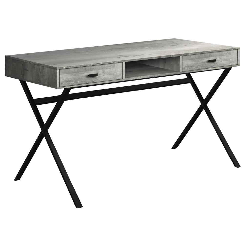 Euclid - Computer Desk Home Office Laptop Storage Drawers 48"L Work Grey