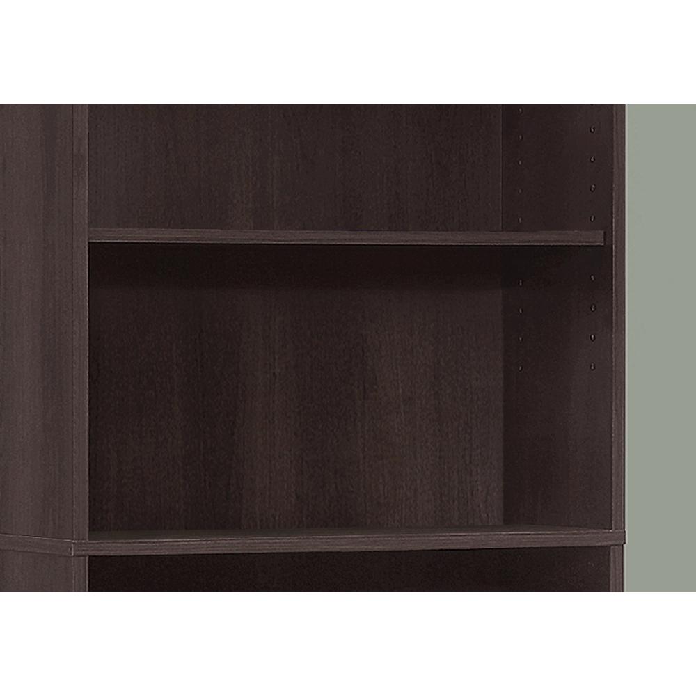 Riordan - Bookshelf Bookcase 6 Tier 72"H Office Bedroom Brown Laminate Transitional