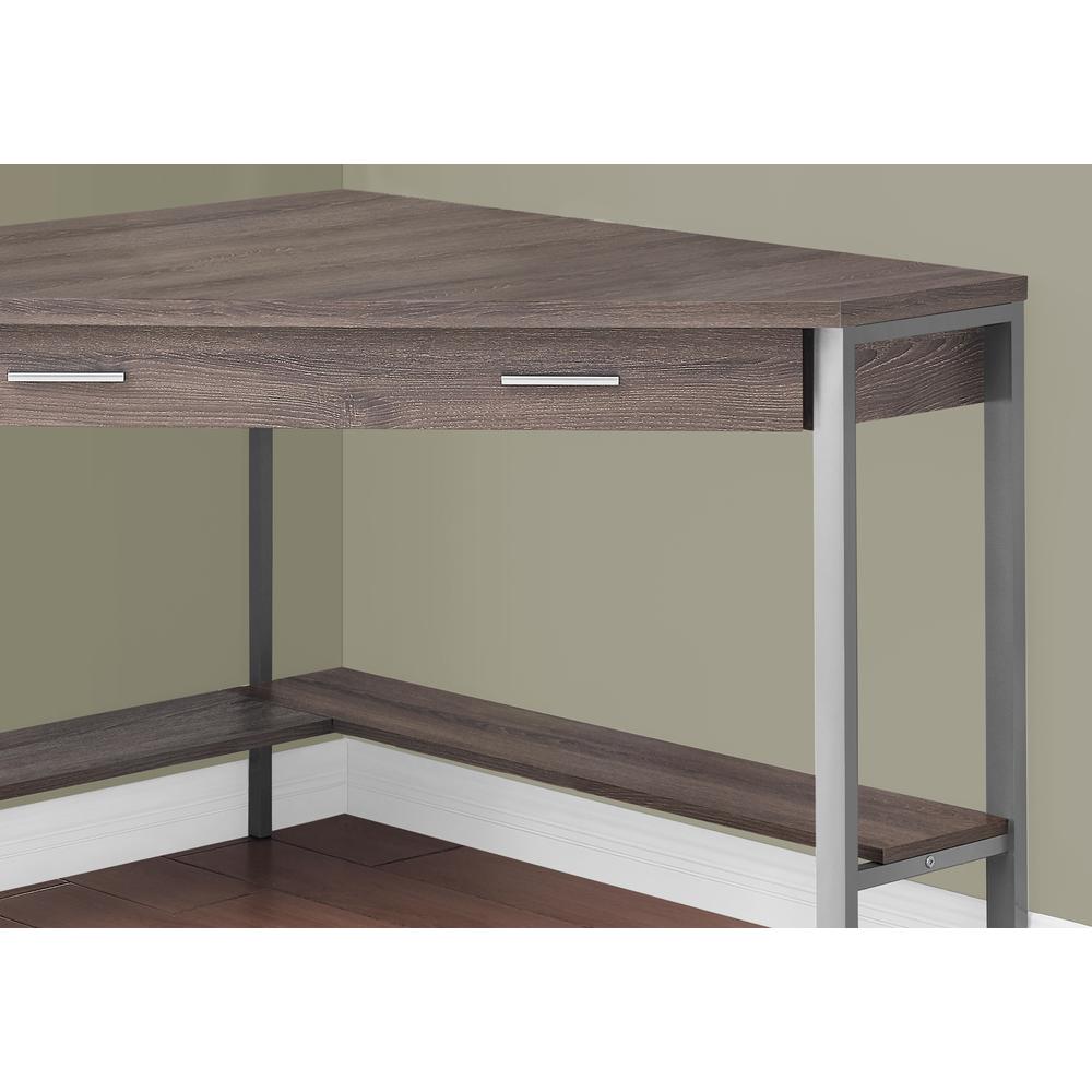 Gisa - Computer Desk Home Office Corner Storage Drawers 42"L Work Laptop