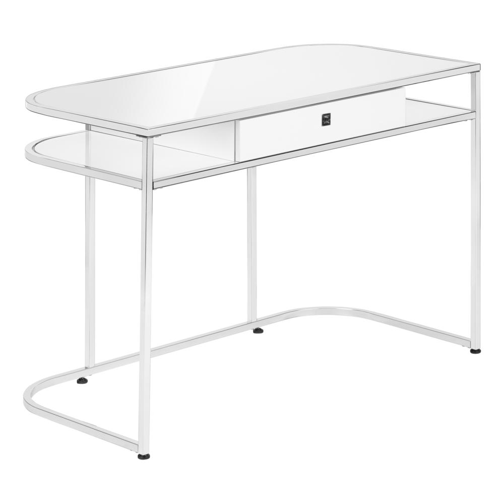 Ferguson - Computer Desk Home Office Laptop Storage Drawers 48"L Work White