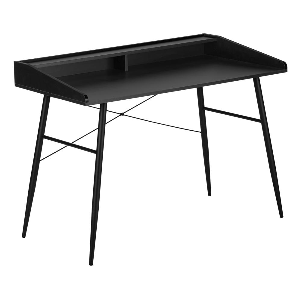 Cilka - Computer Desk Home Office Laptop Storage Shelves 48"L Work Black