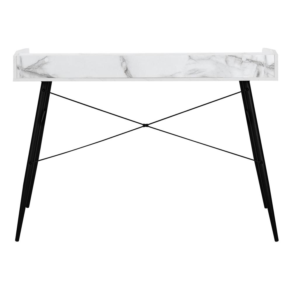 Sasa - Computer Desk Home Office Laptop Storage Shelves 48"L Work White
