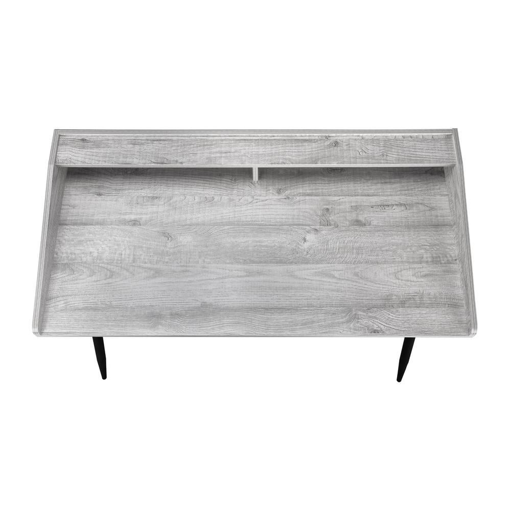 Sheldon - Computer Desk Home Office Laptop Storage Shelves 48"L Work Grey