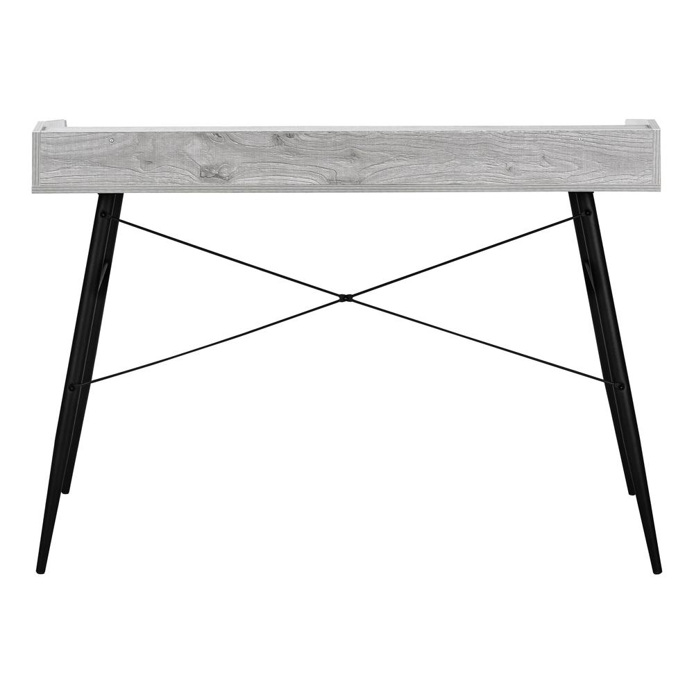 Sheldon - Computer Desk Home Office Laptop Storage Shelves 48"L Work Grey