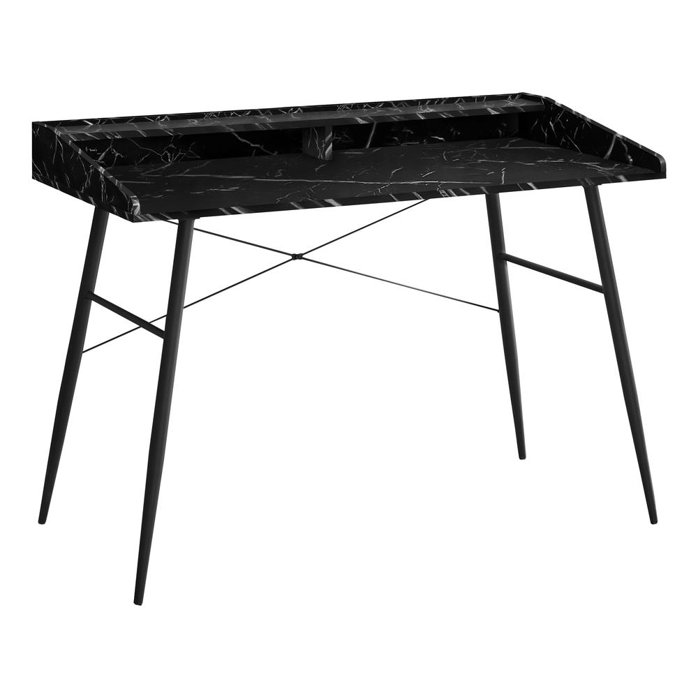 Boone - Computer Desk Home Office Laptop Storage Shelves 48"L Work Black