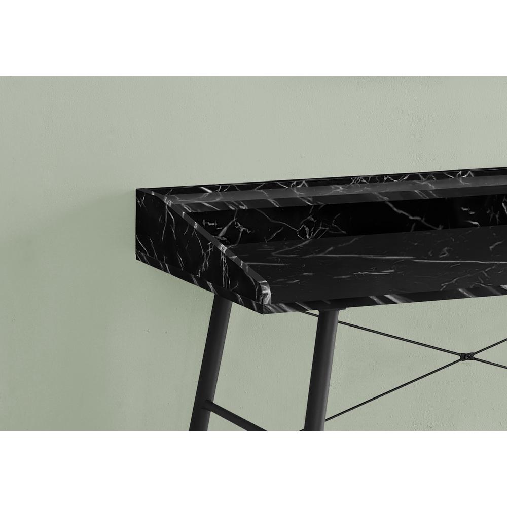 Boone - Computer Desk Home Office Laptop Storage Shelves 48"L Work Black
