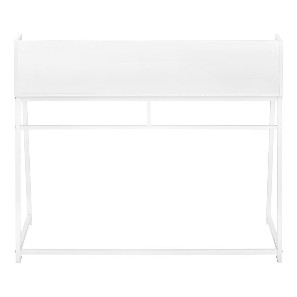 Alaire - Computer Desk Home Office Laptop Storage Shelves 48"L Work White