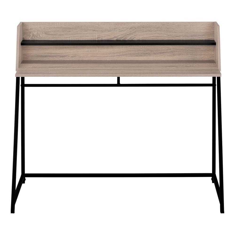 Abner - Computer Desk Home Office Laptop Storage Shelves 48"L Work Brown