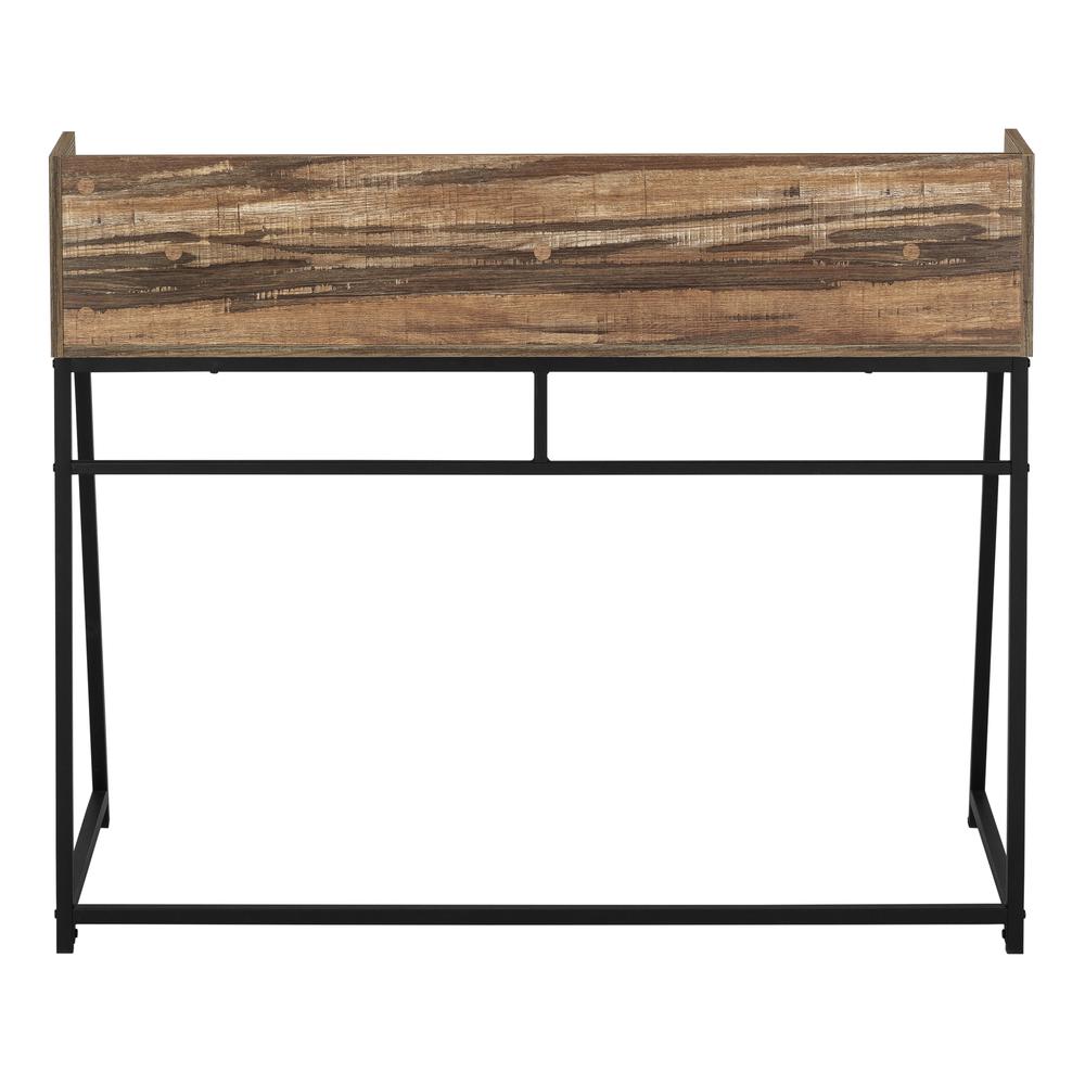 Gala - Computer Desk Home Office Laptop Storage Shelves 48"L Work Brown