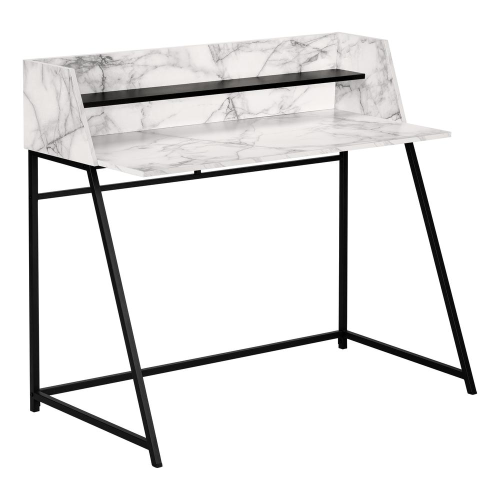 Priscilla - Computer Desk Home Office Laptop Storage Shelves 48"L Work White