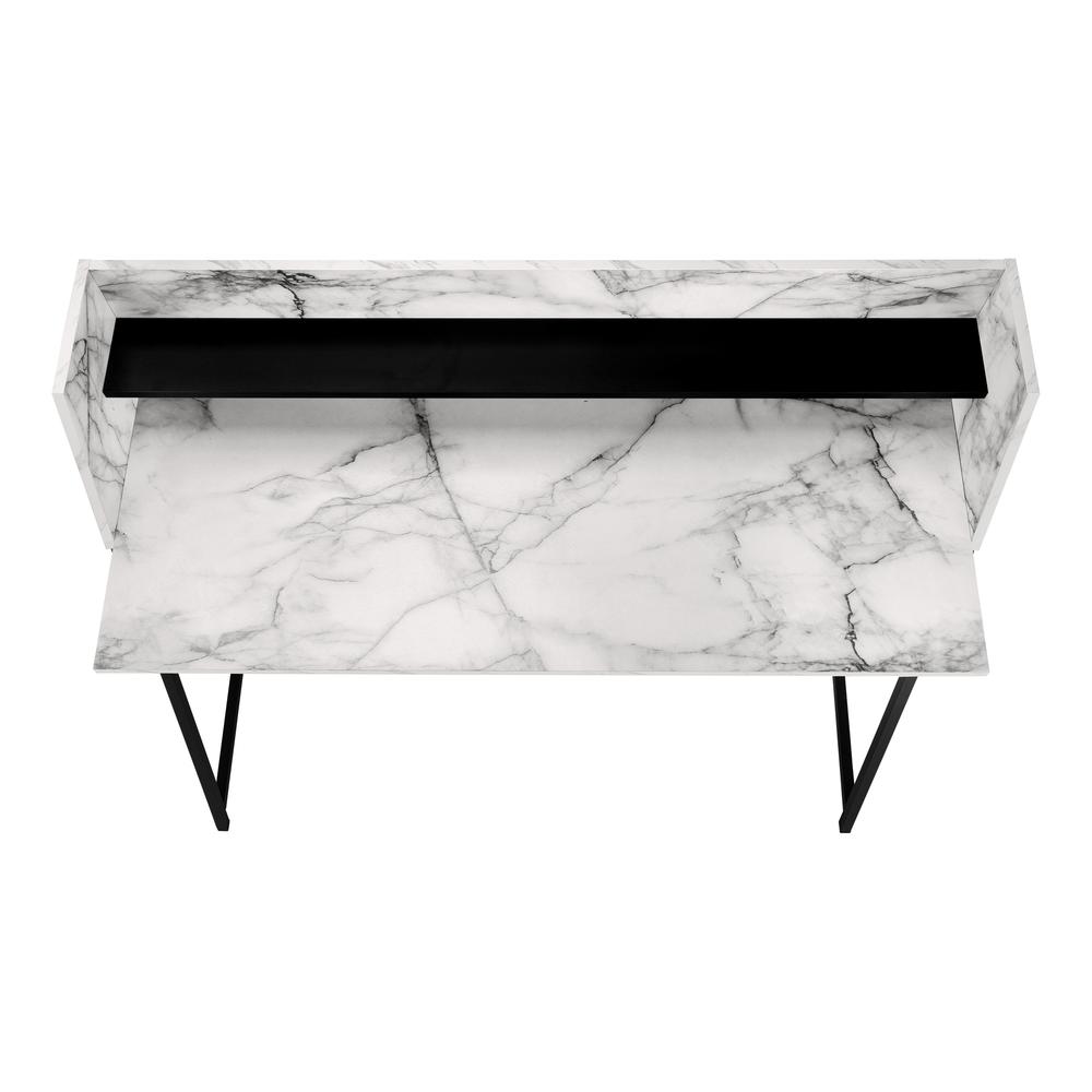 Priscilla - Computer Desk Home Office Laptop Storage Shelves 48"L Work White