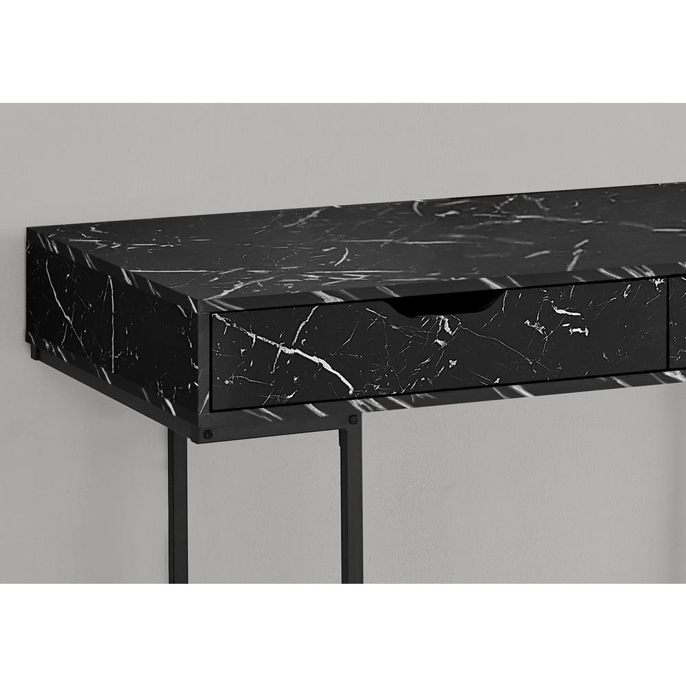 Saul - Computer Desk Home Office Laptop Storage Drawers 48"L Work Black