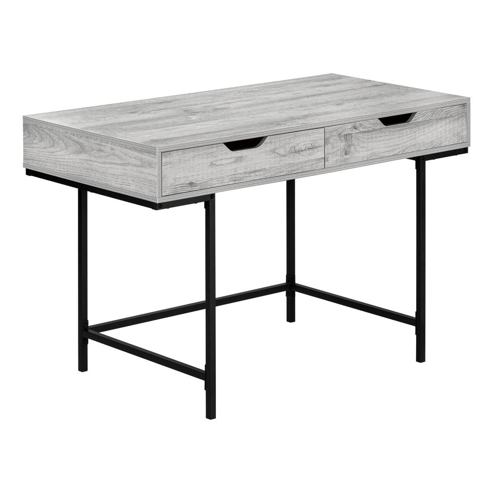 Arlett - Computer Desk Home Office Laptop Storage Drawers 48"L Work Grey