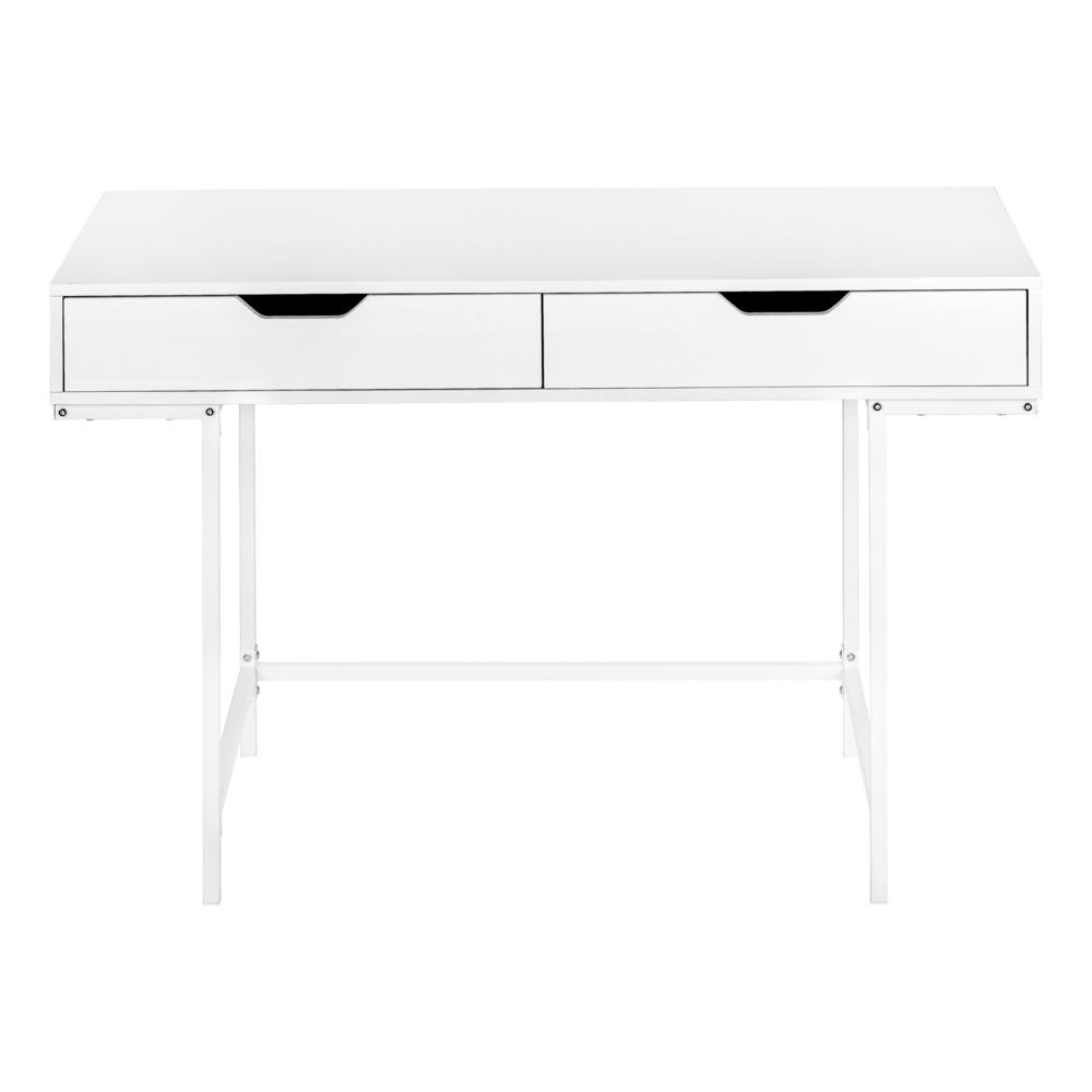 Arta - Computer Desk Home Office Laptop Storage Drawers 48"L Work White