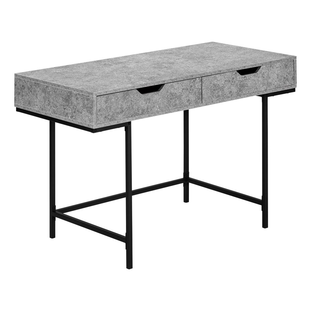 Palmas - Computer Desk Home Office Laptop Storage Drawers 48"L Work Grey
