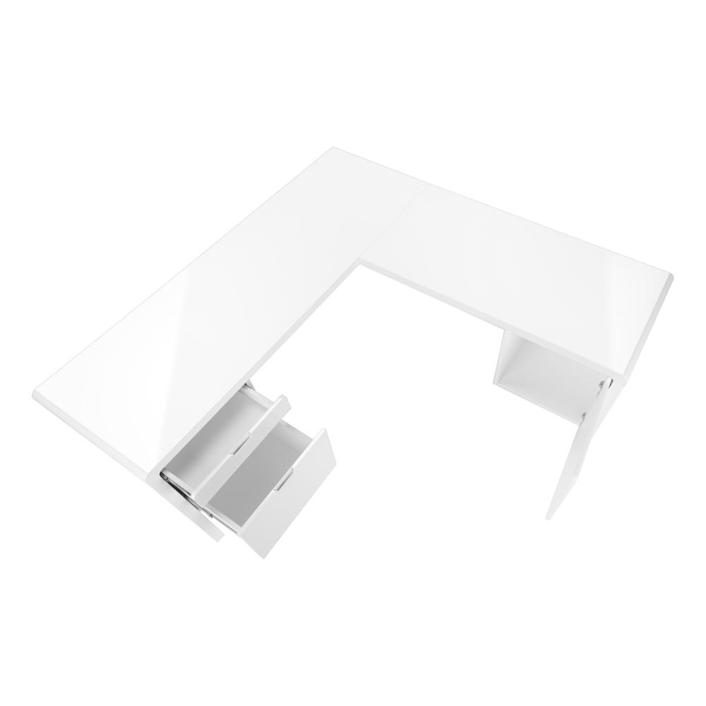 Roze - Computer Desk Home Office Corner Left Right Set-up Storage Drawers