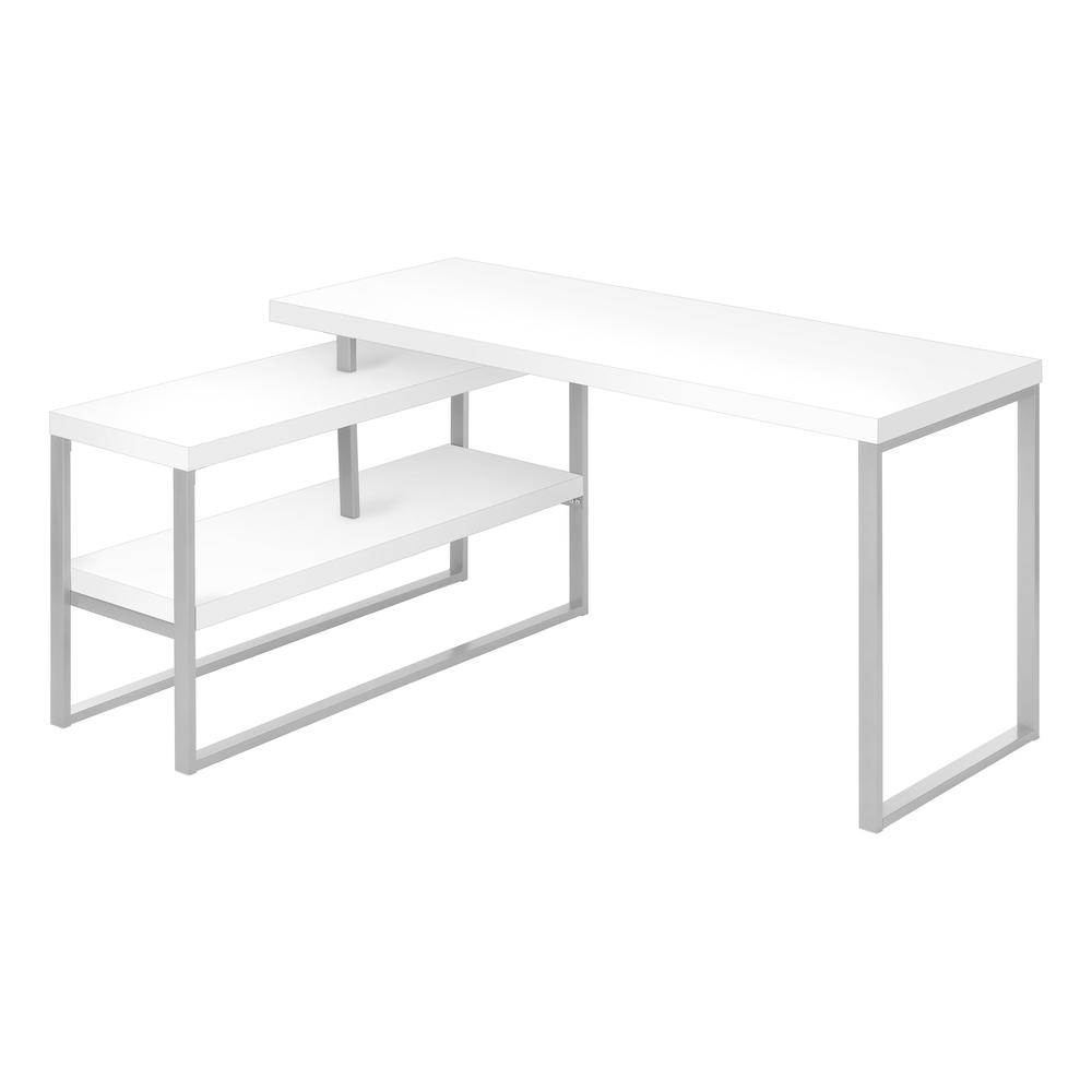 Neilan - Computer Desk Home Office Corner Left Right Set-up Storage Shelves