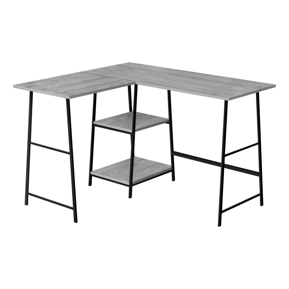 Ryland - Computer Desk Home Office Corner Storage Shelves 48"L L Shape