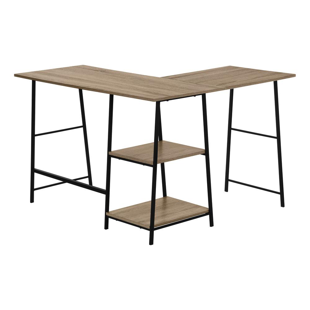 Gould - Computer Desk Home Office Corner Storage Shelves 48"L L Shape