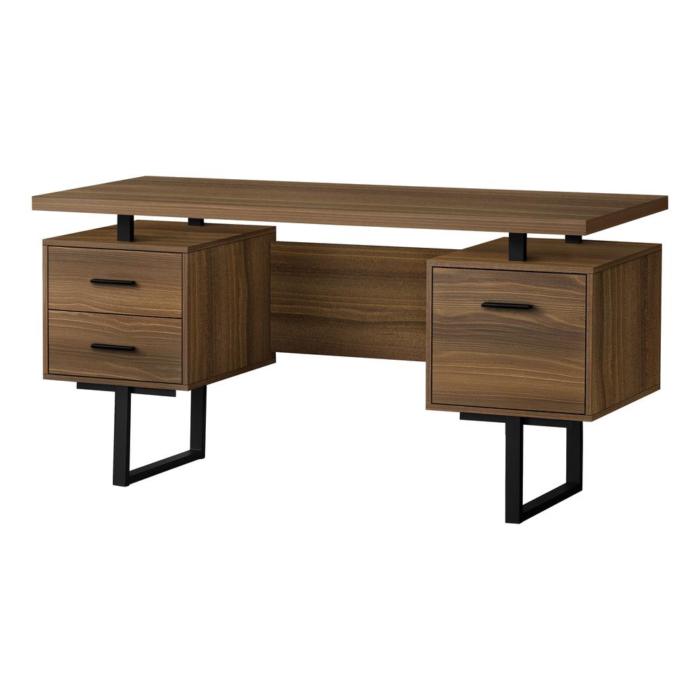 Luise - Computer Desk Home Office Laptop Left Right Set-up Storage Drawers